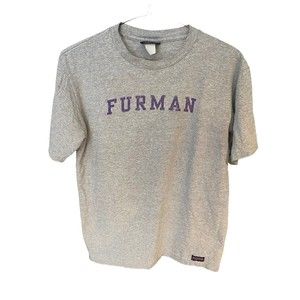 Jansports mens M grey t shirt Furman university graphic print